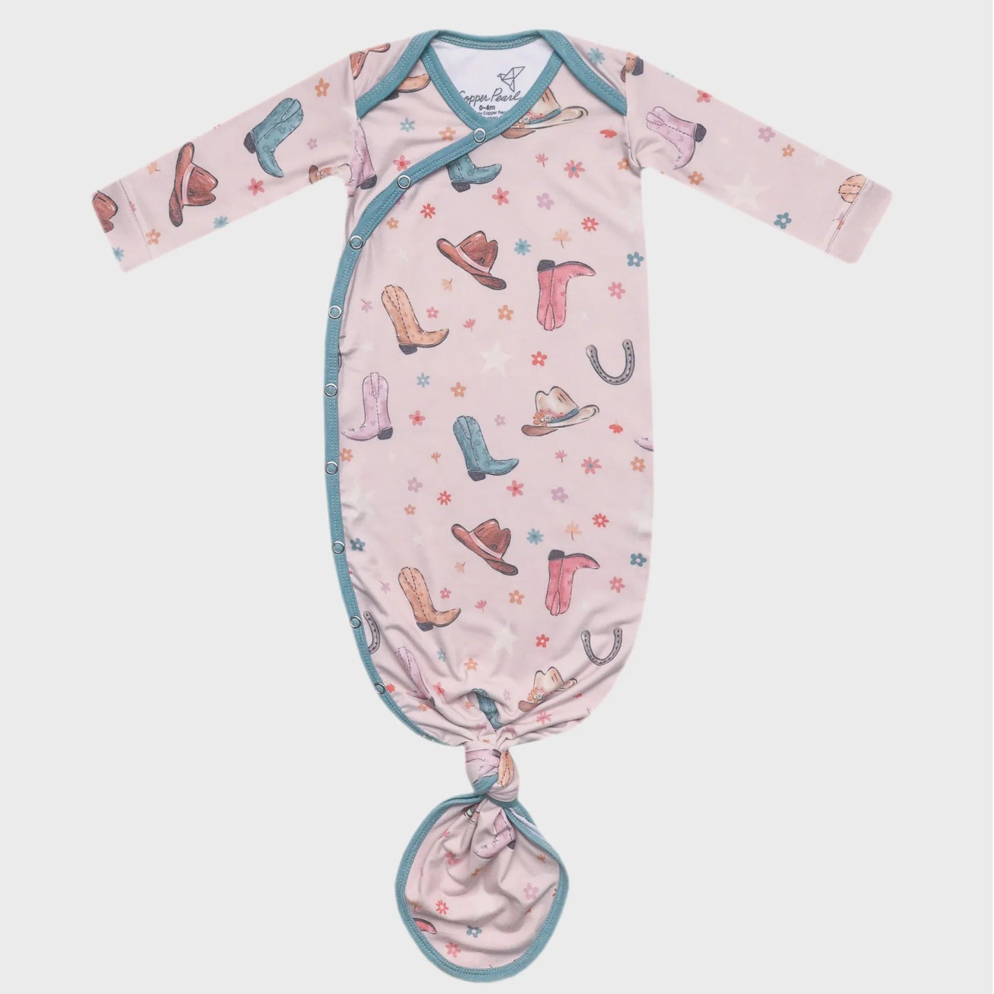 Copper Pearl Knotted Gown | Cheyenne