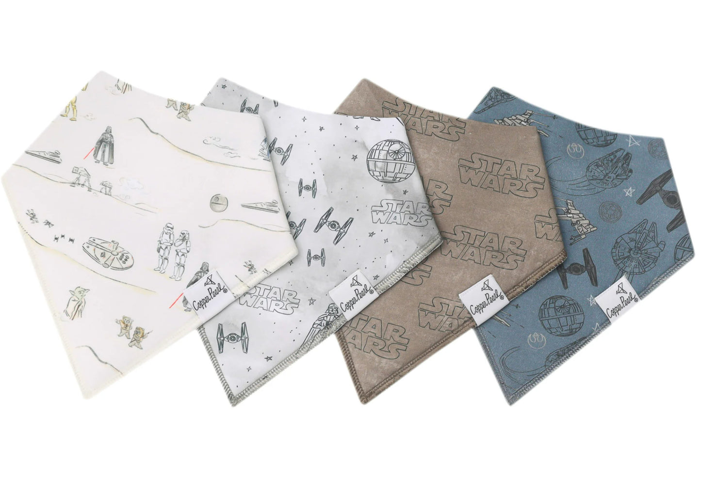 Copper Pearl Bandana Bibs - Star Wars Tatooine