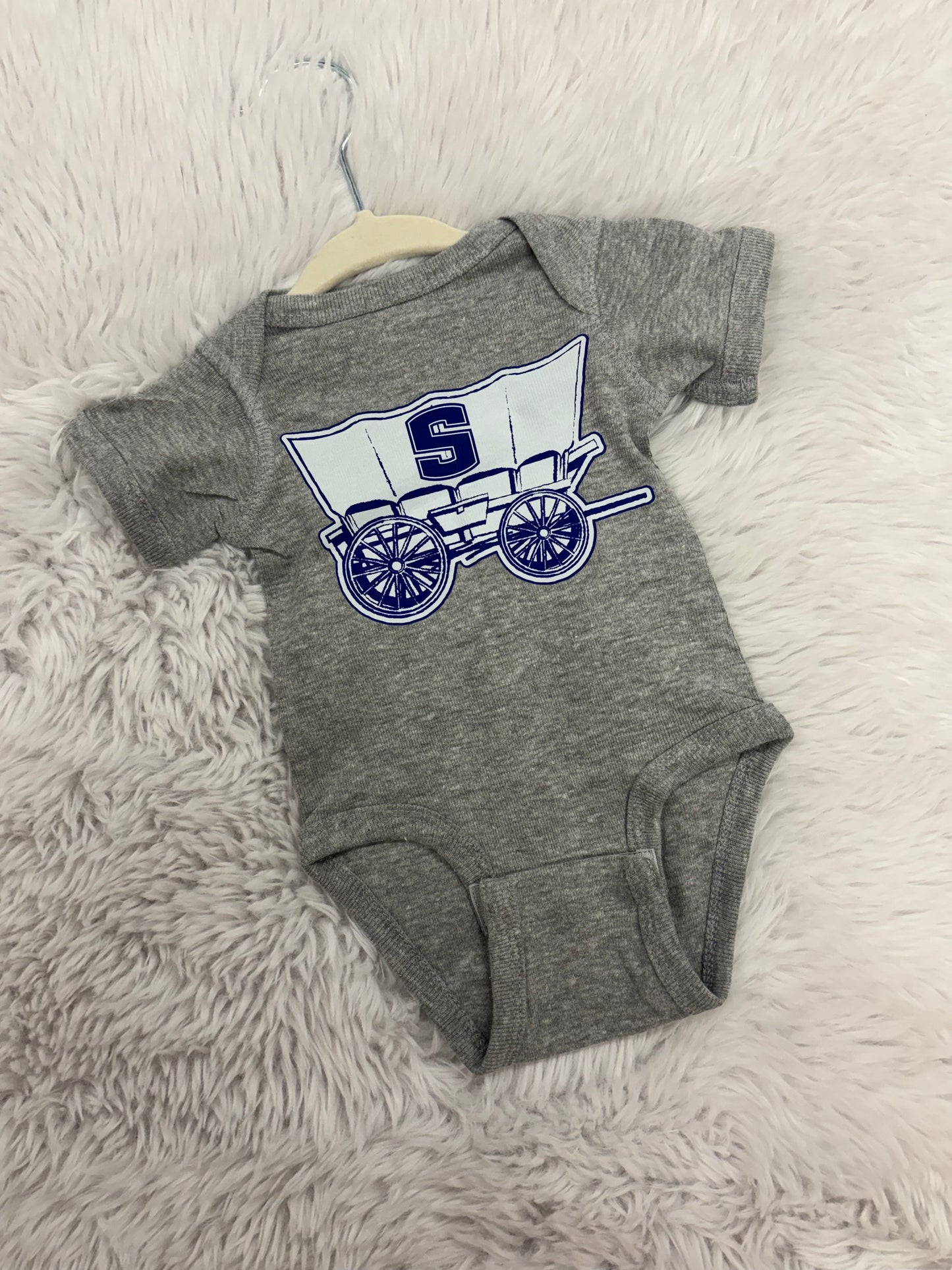 Stillwater Pioneers Onesie | Wagon