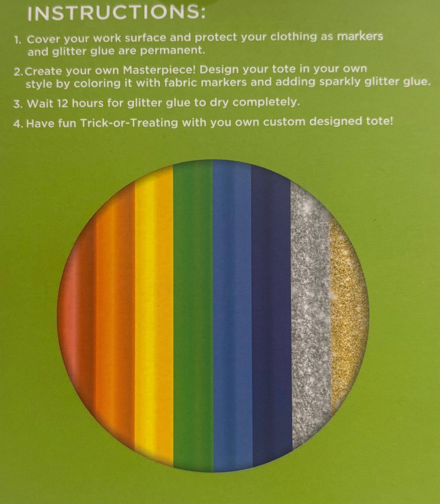 Color Your Own Halloween Bag