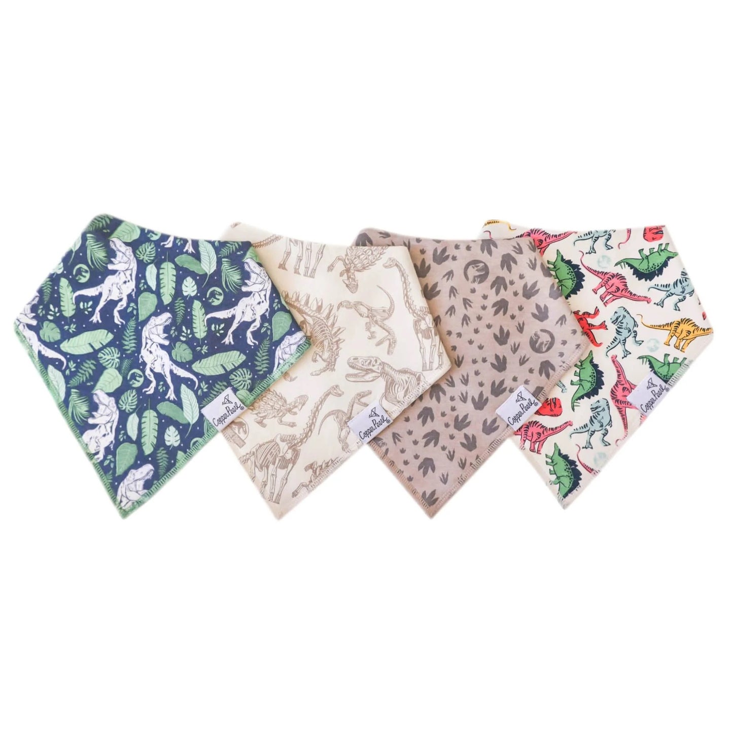 Copper Pearl Single Bandana Bib - Jurassic Park