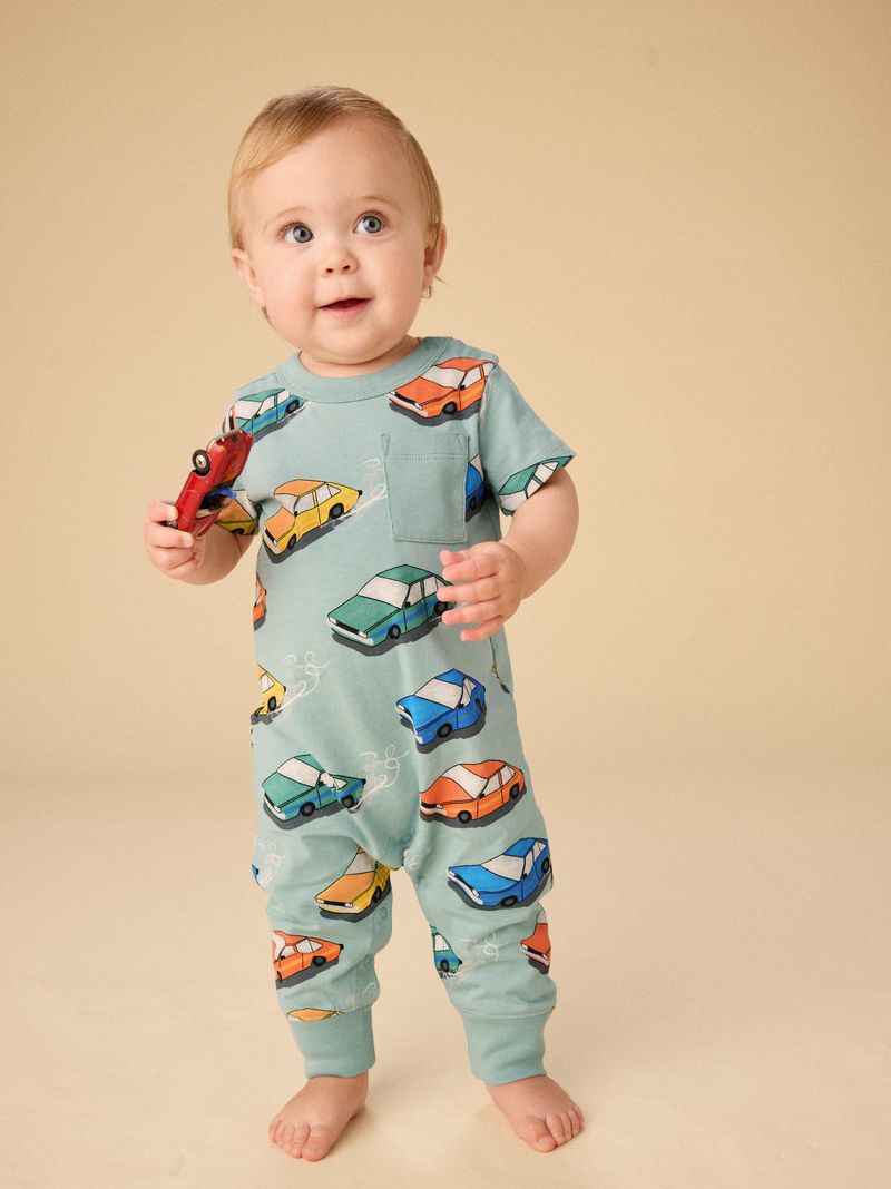 Cars Pocket Baby Romper