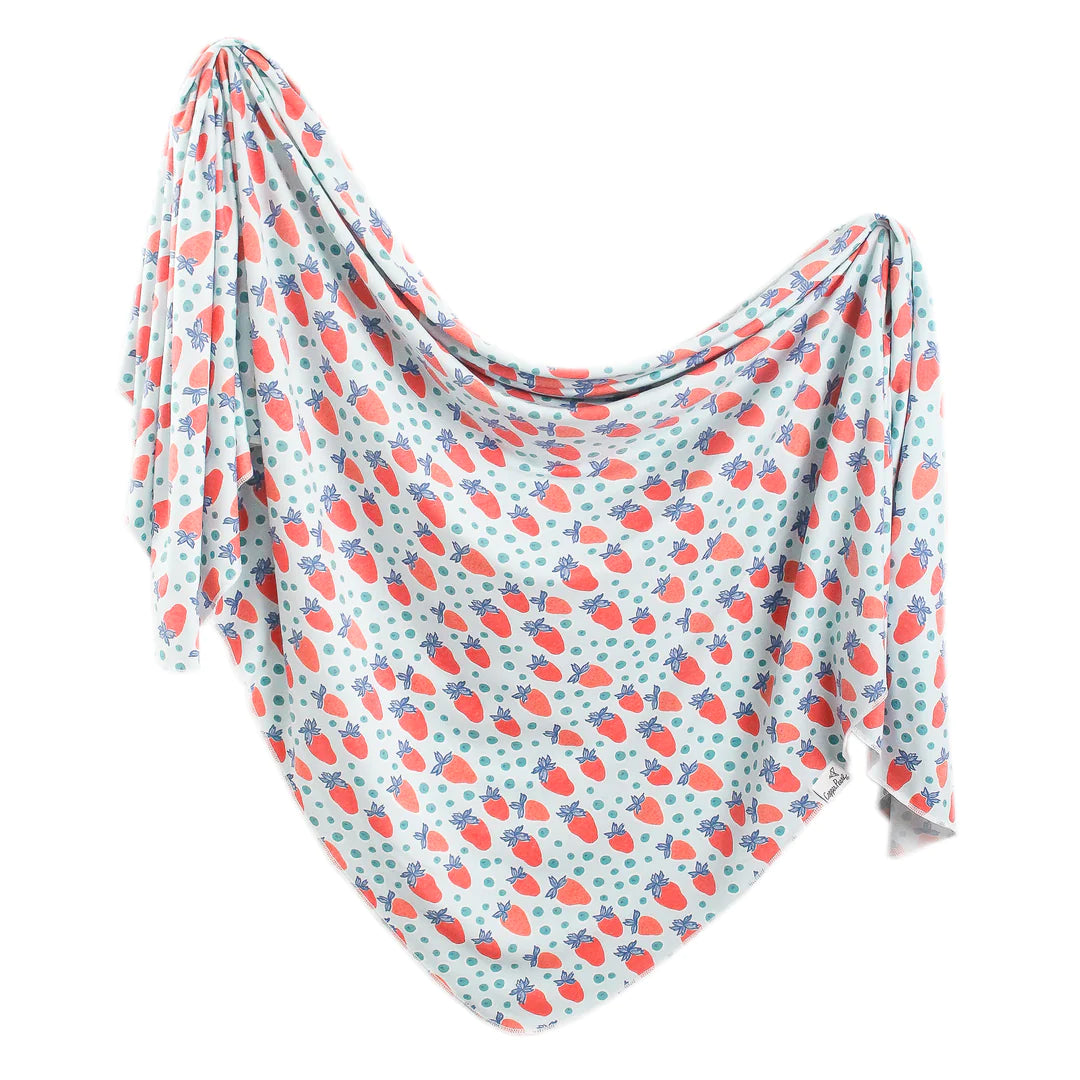 Copper Pearl Knit Swaddle Blanket - Liberty