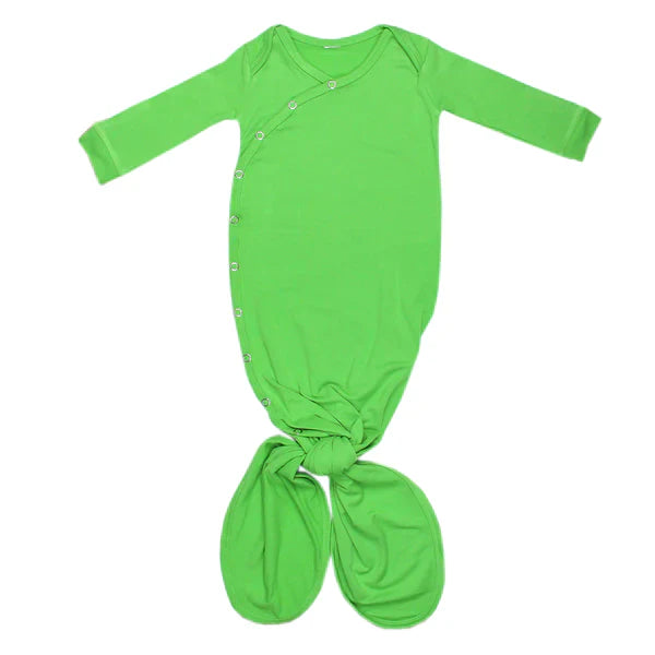 Copper Pearl Knotted Gown-Lime