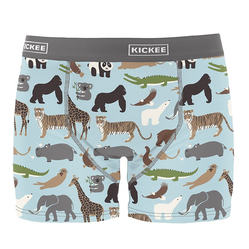 Spring Sky Zoo Men's Print Boxer Brief
