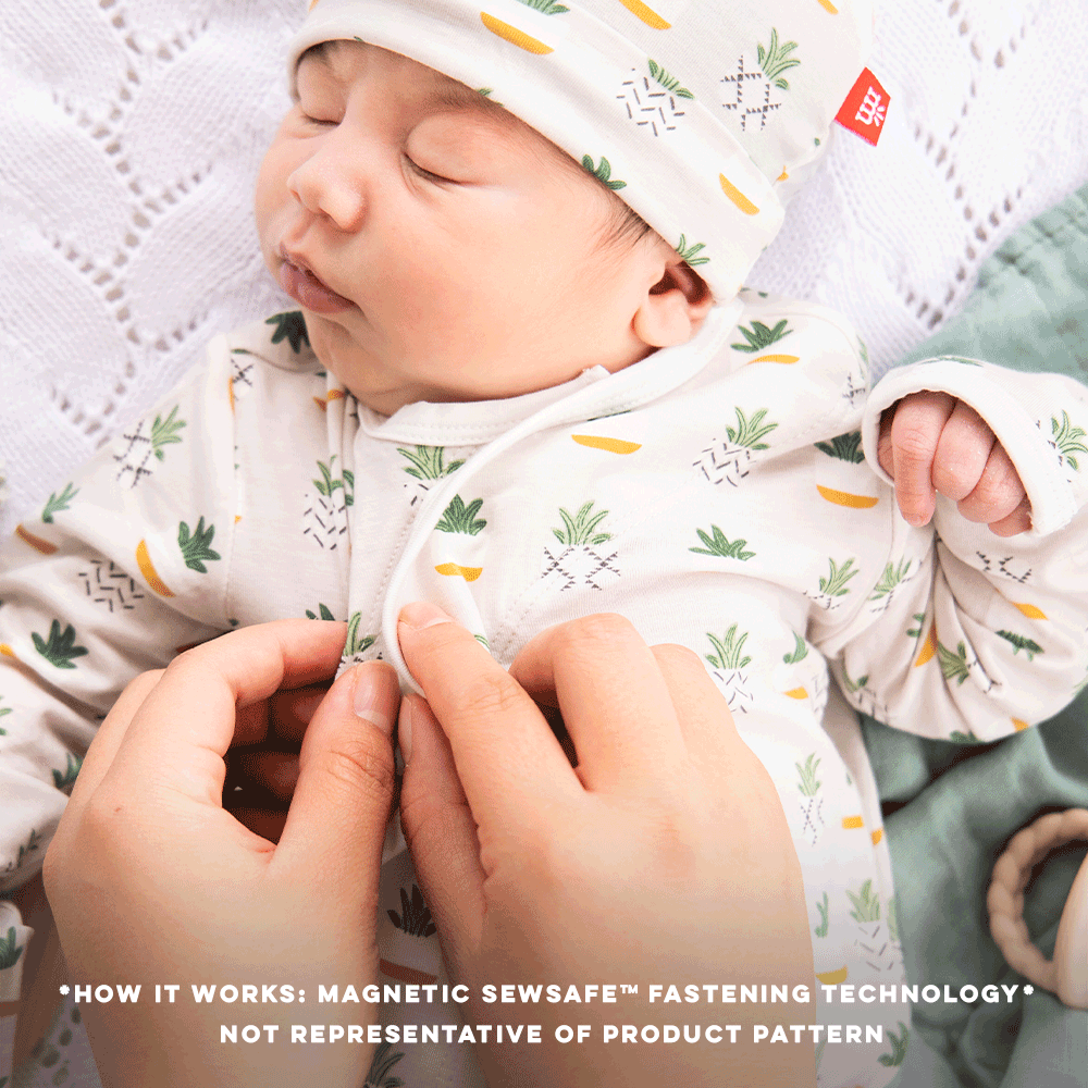 Ext-Roar-Dinary Modal Magnetic Cozy Sleeper Gown + Hat Set