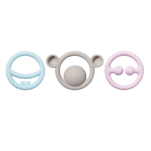 Nigi Nagi and Nogi Teething Rings by MOLUK