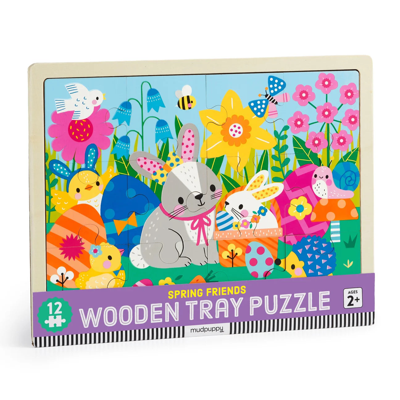 Spring Friends | 12 Piece Wooden Puzzle