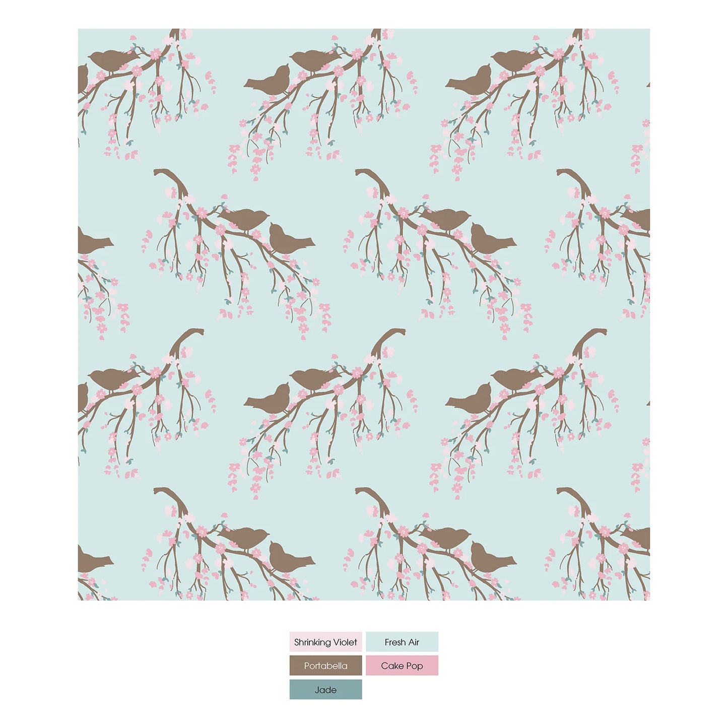 Fresh Air Bird Branch Layette Ruffle Footie w 2 Way Zipper