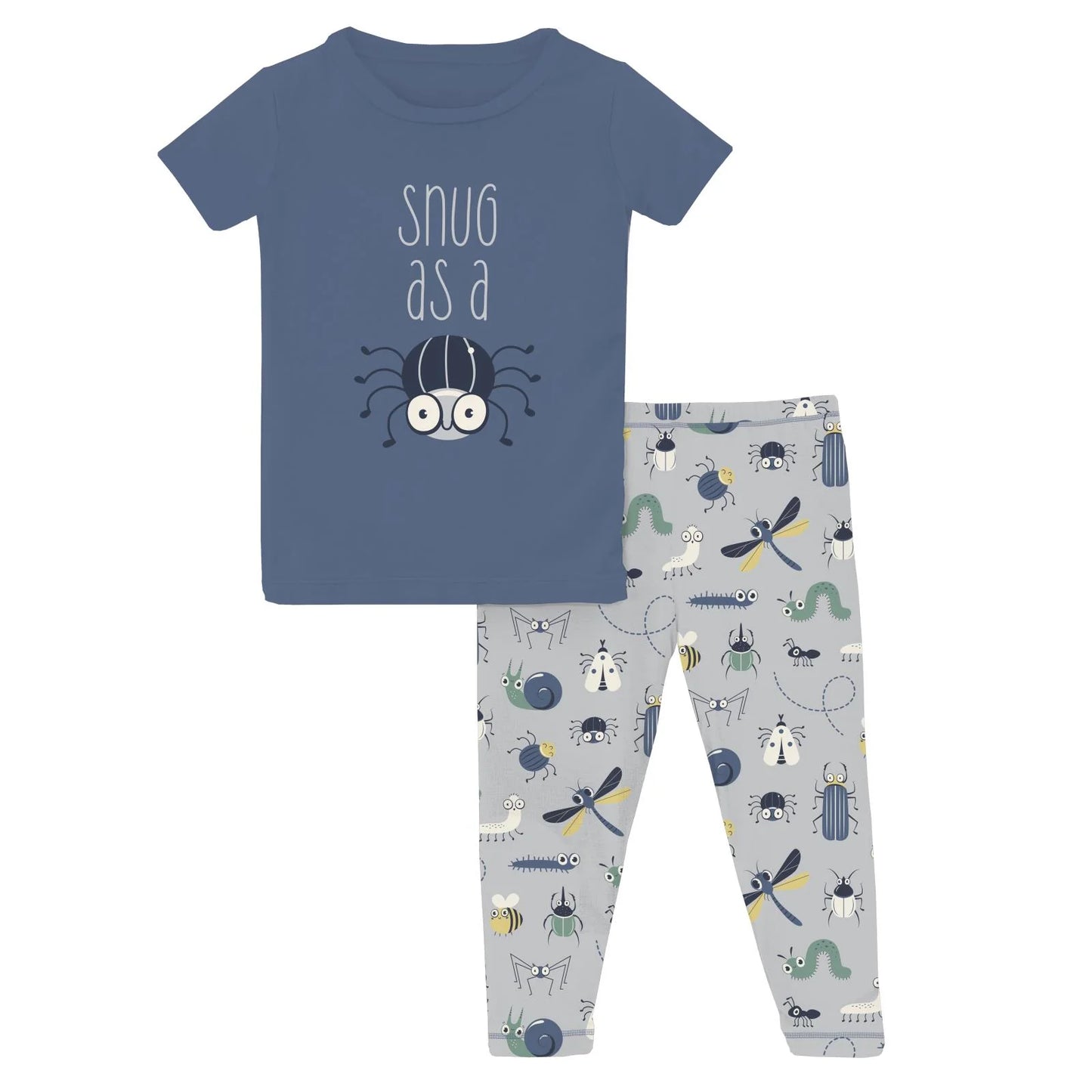 Graphic Tee Pajama Set | Dove Bugs