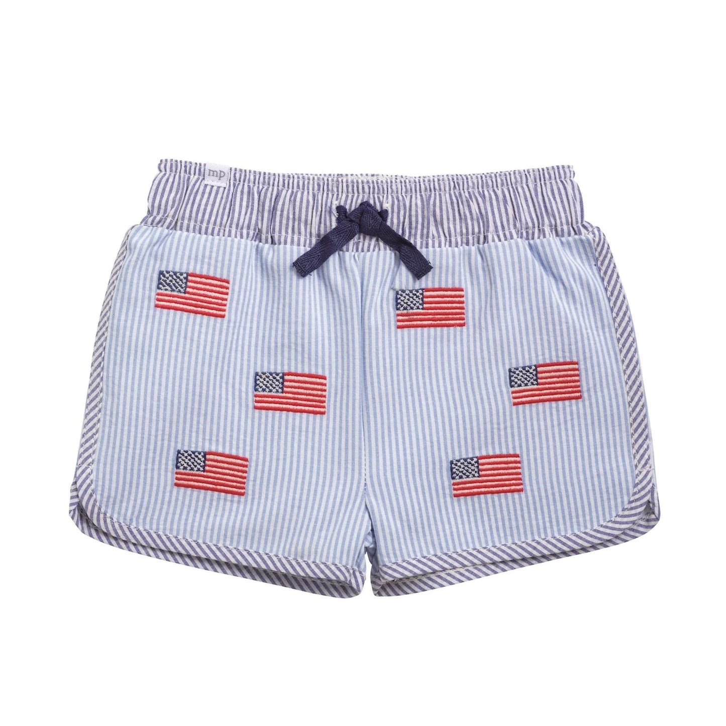 Embroidered Flag | Swim Trunks