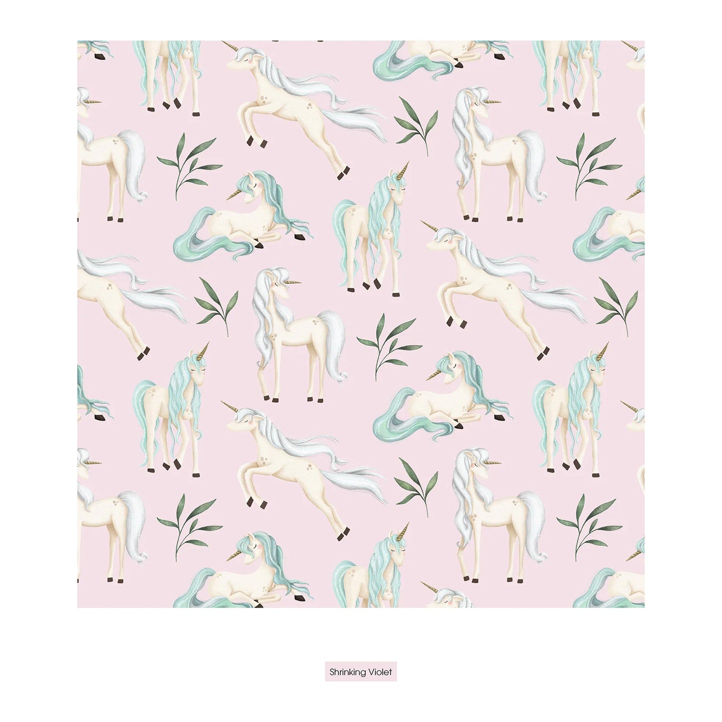 Shrinking Violet Sleeping Unicorns Convertible Sleeper with Zipper