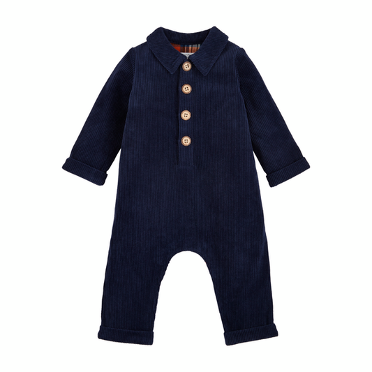 Navy Corduroy Bodysuit