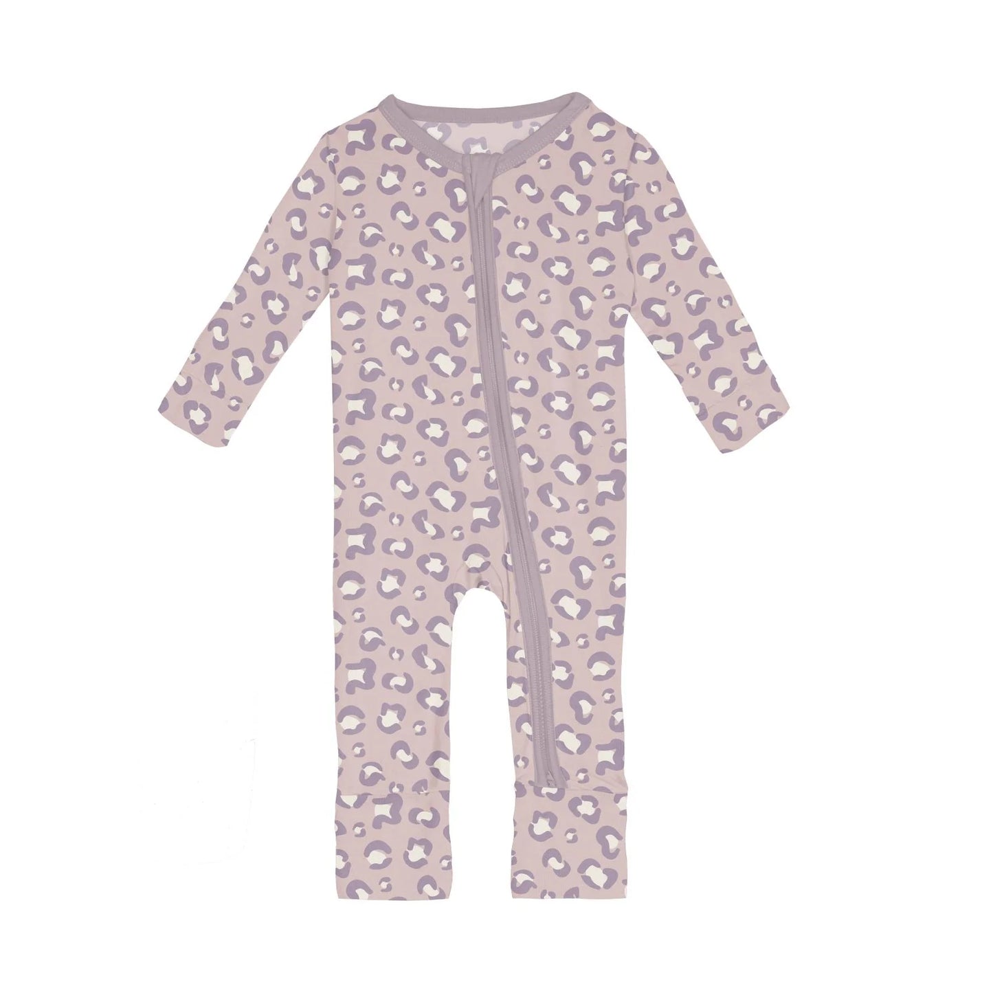 Convertible Coverall | Baby Rose Cheetah Print