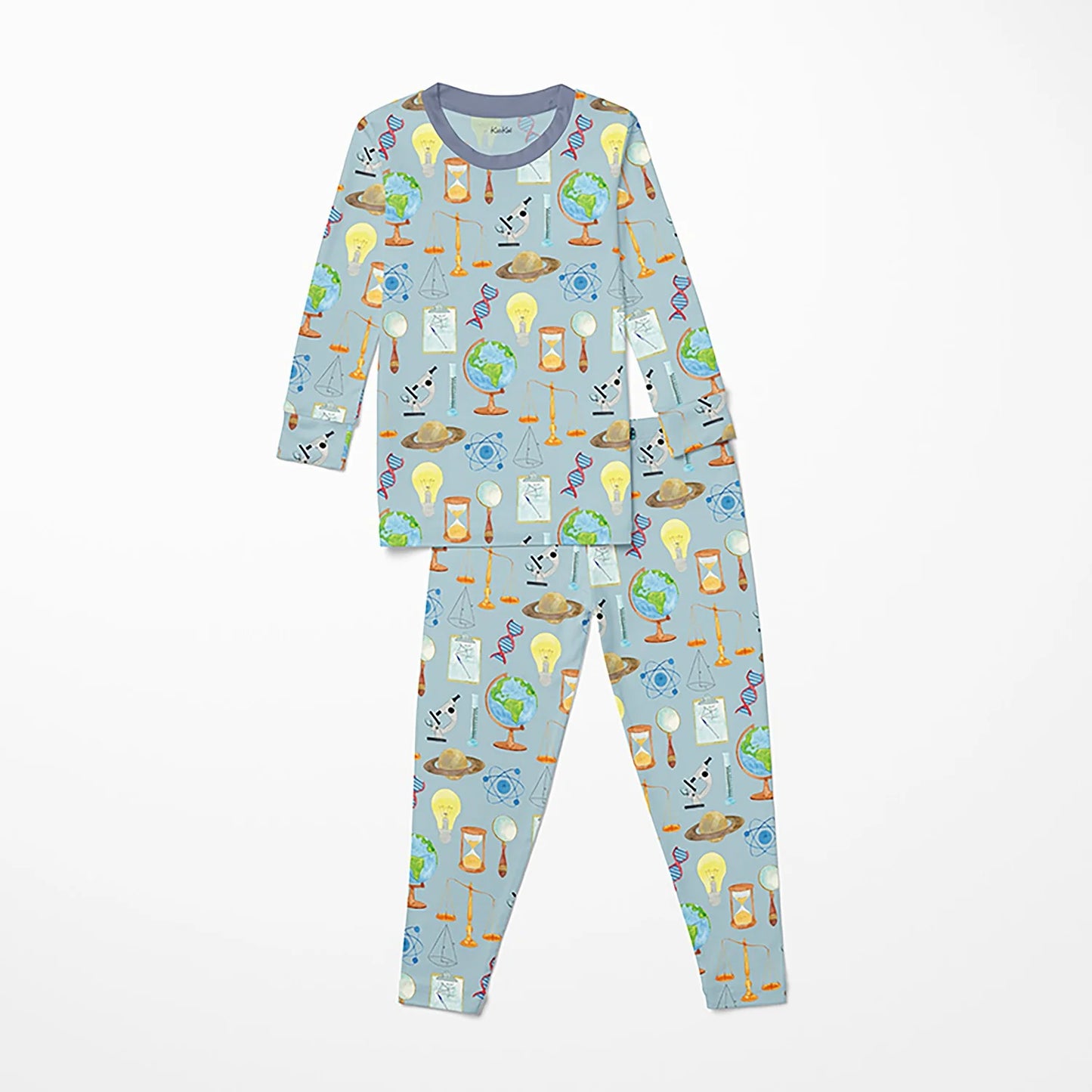 Long Sleeve Pajama Set | Spring Sky Science