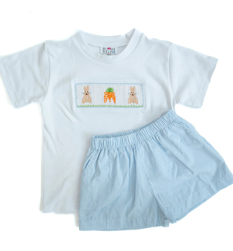 Easter Bunny & Carrots | T-Shirt/Shorts Set