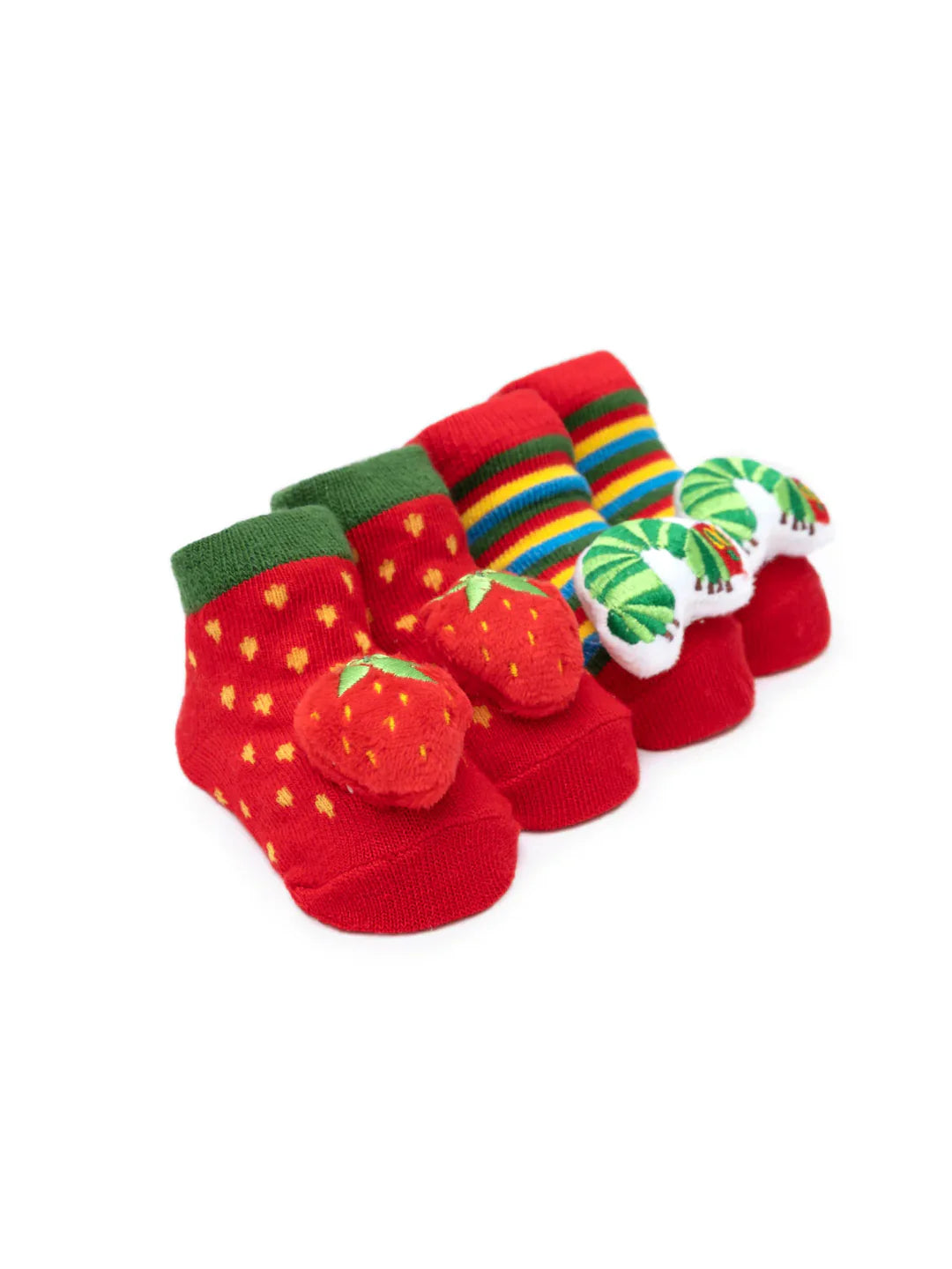 The Very Hungry Caterpillar | Baby Rattle Socks 2pk