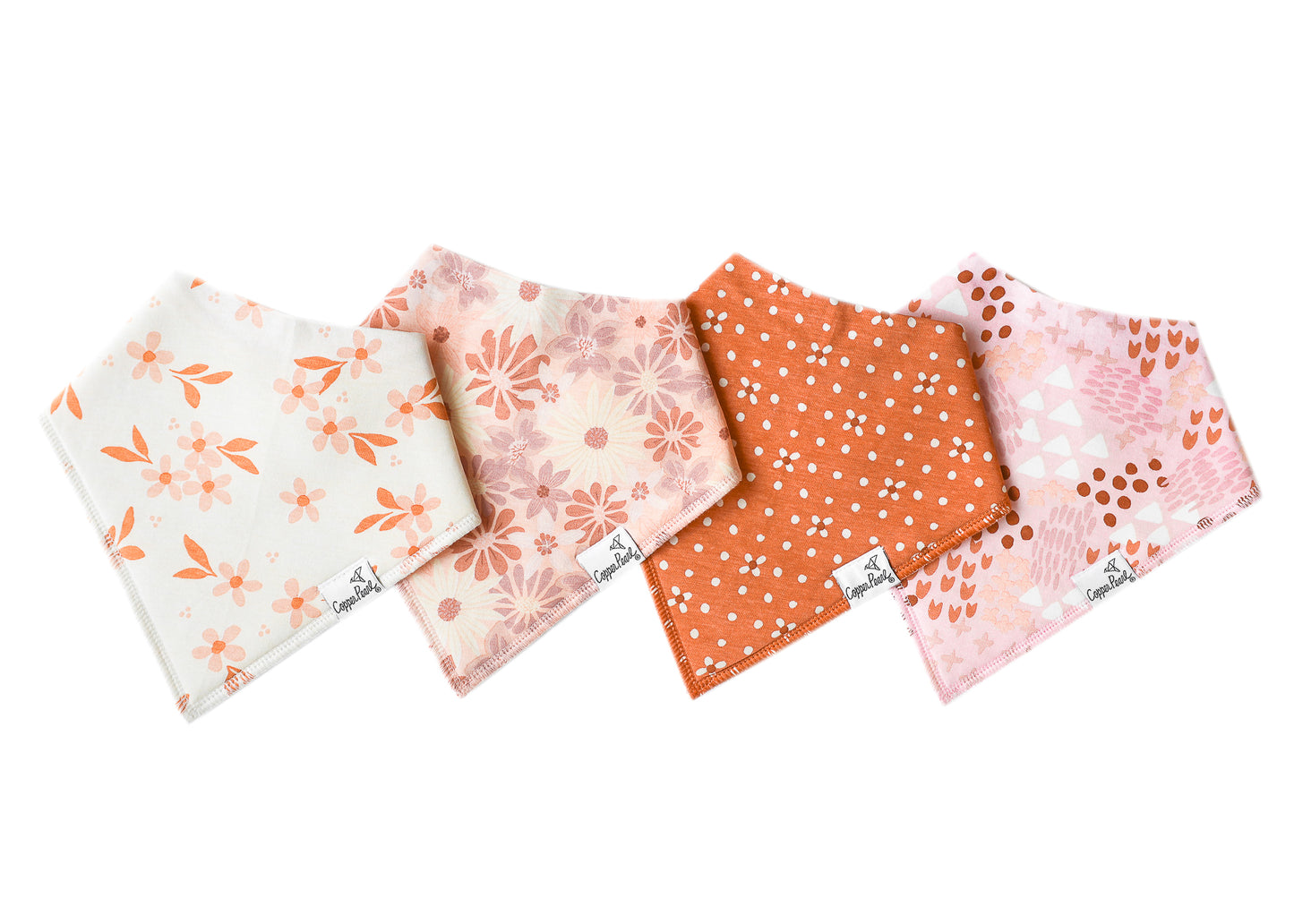 Copper Pearl Single Bandana Bibs - Rue