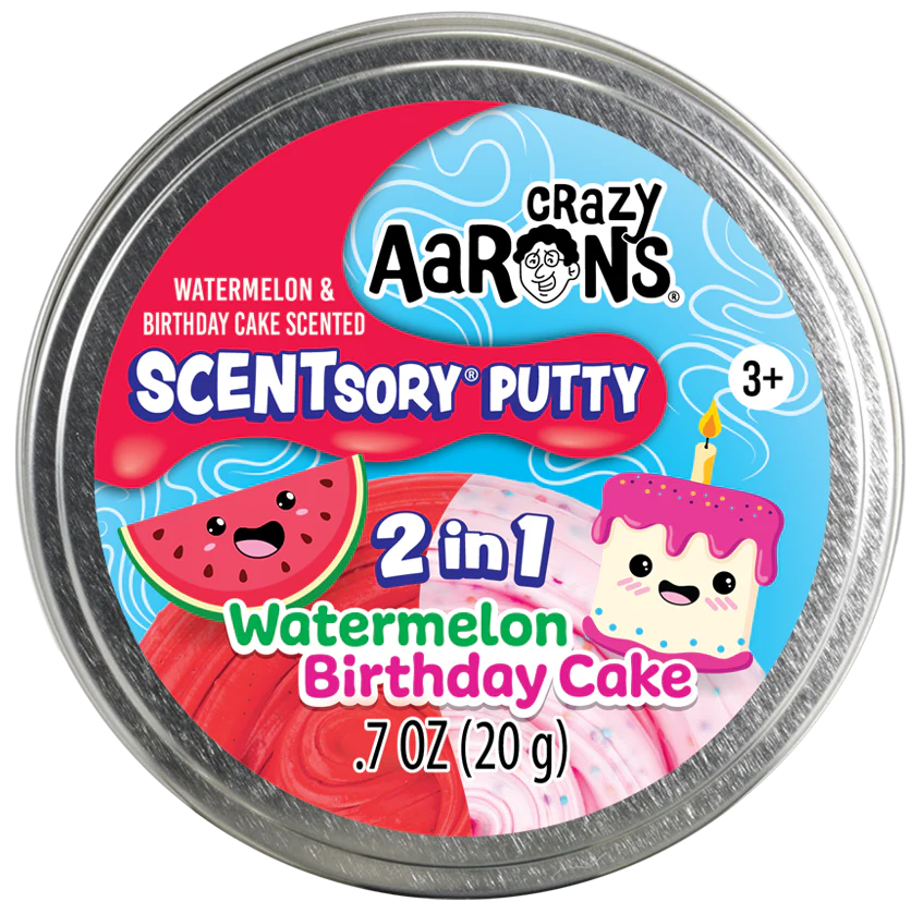 Watermelon/Birthday Cake 2-in-1 SCENTsory Putty