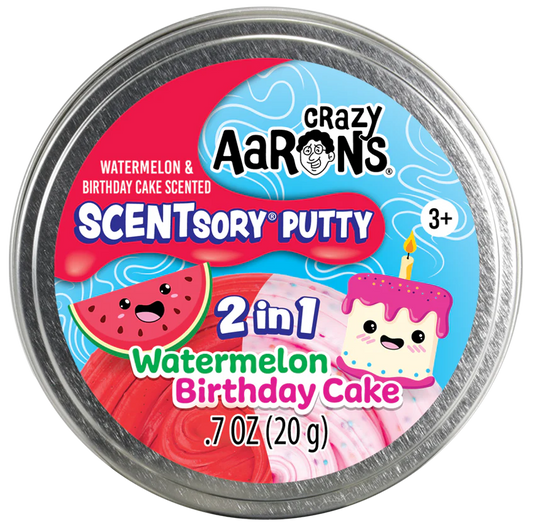 Watermelon/Birthday Cake 2-in-1 SCENTsory Putty