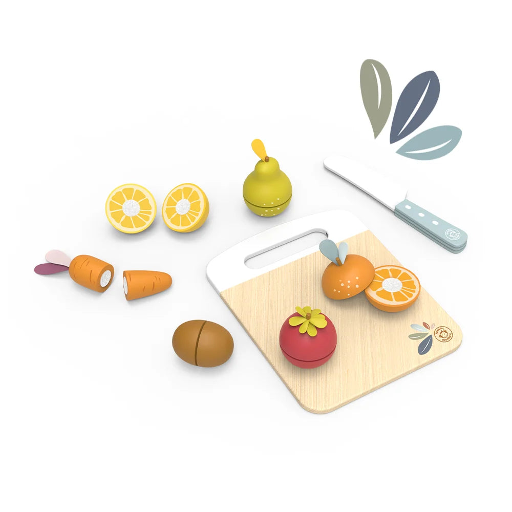 Fruits & Vegetables | 8 Piece Cutting Playset
