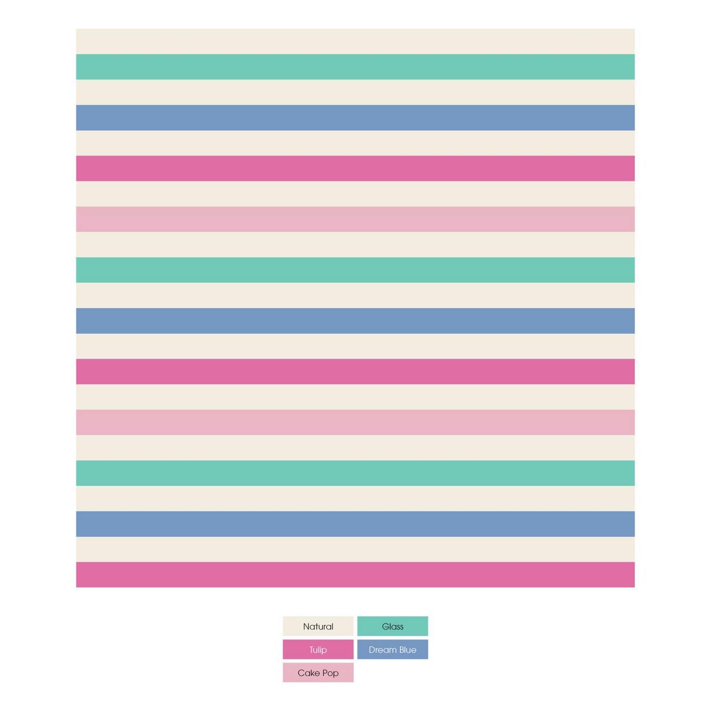 Skip To My Lou Stripe Swaddling Blanket