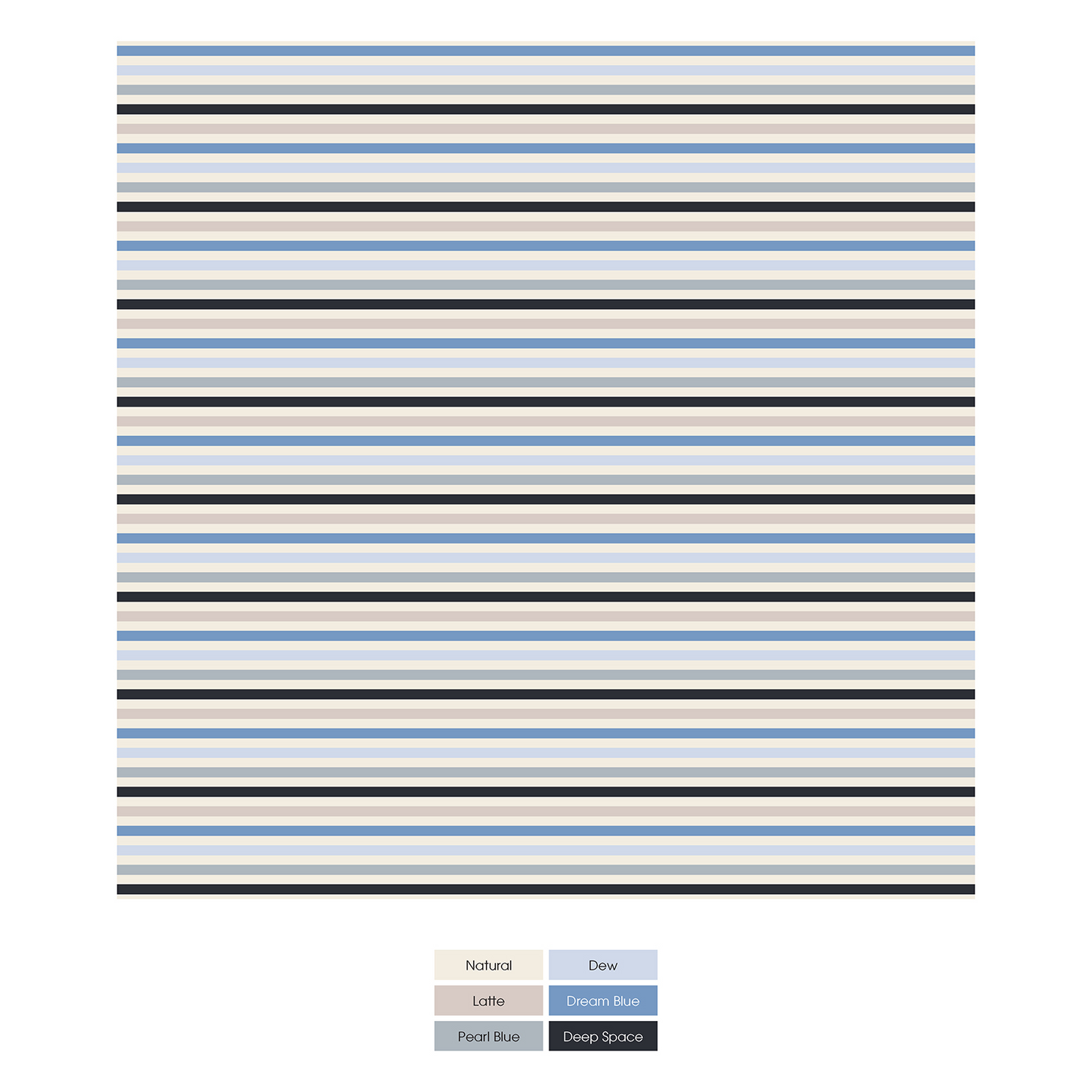 Rhyme Stripe Swaddling Blanket