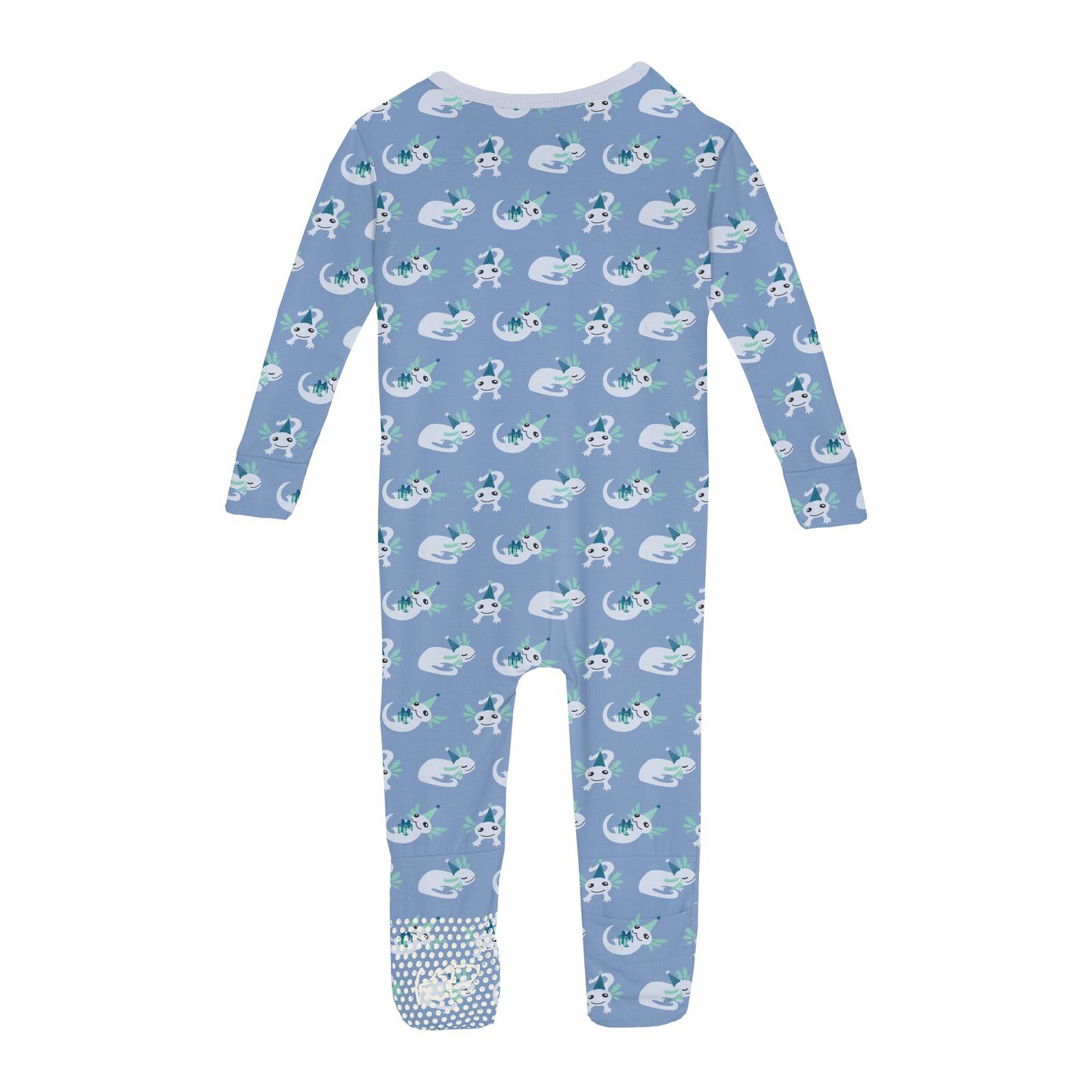 Dream Blue Axolotl Party Convertible Sleeper with Zipper