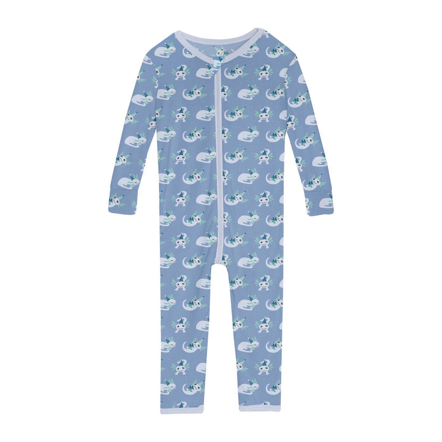 Dream Blue Axolotl Party Convertible Sleeper with Zipper