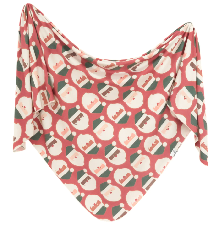 Copper Pearl Knit Swaddle Blanket | Claus