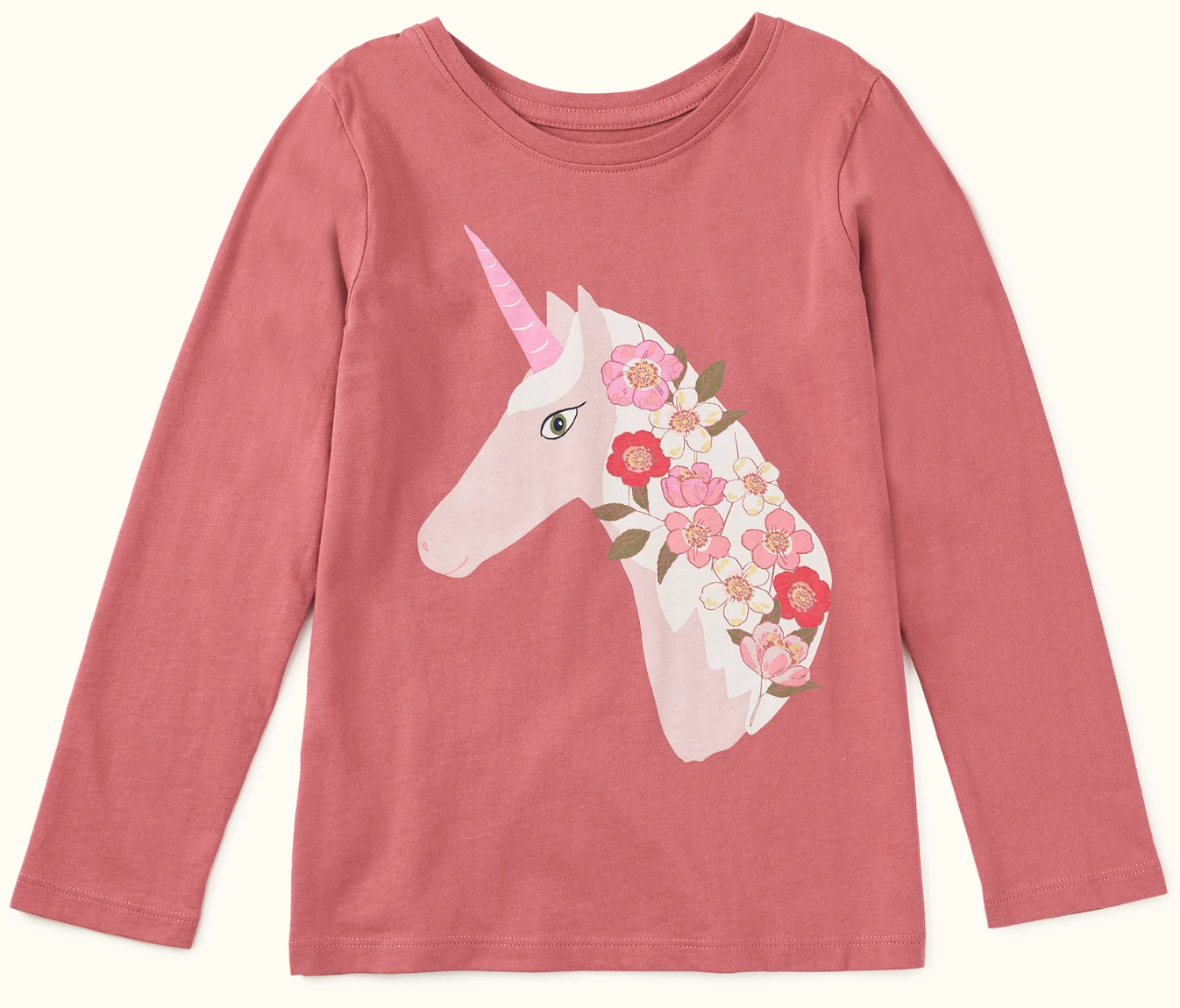 Floral Unicorn | Long Sleeve | Graphic Tee