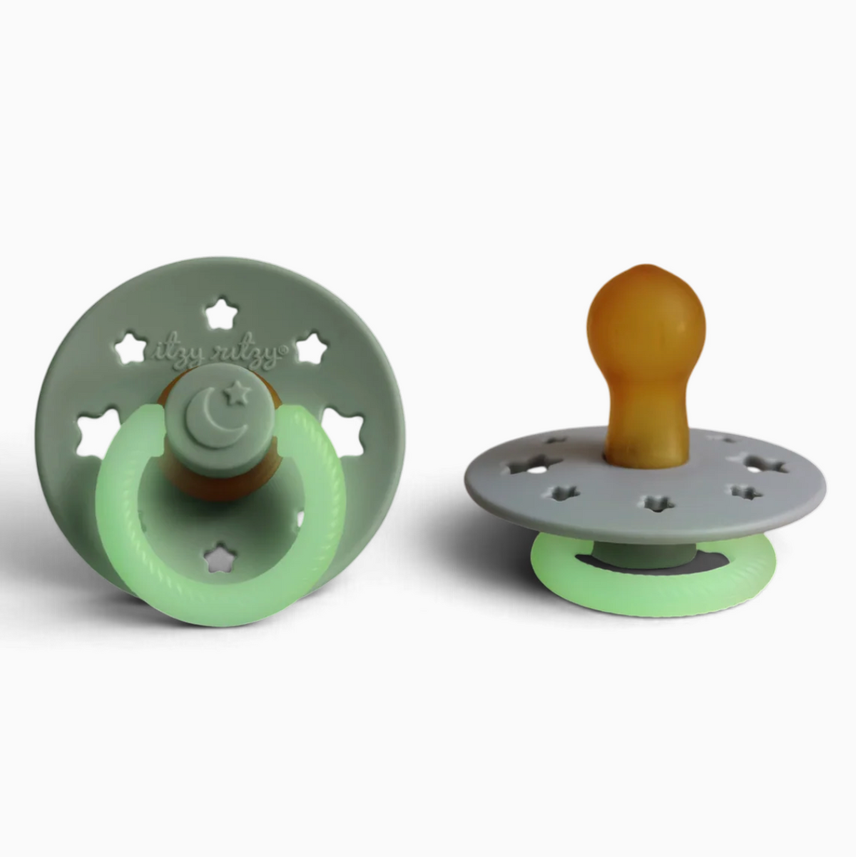 Itzy Ritzy | Natural Rubber Pacifier Glow In The Dark