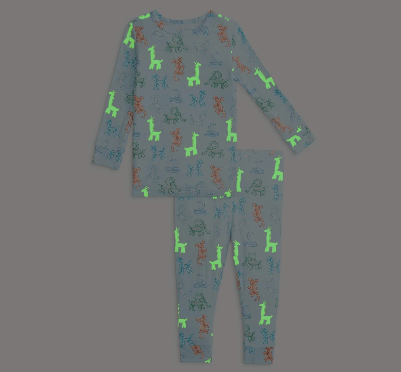 Glow in the Dark PJs - Blue Party Animal