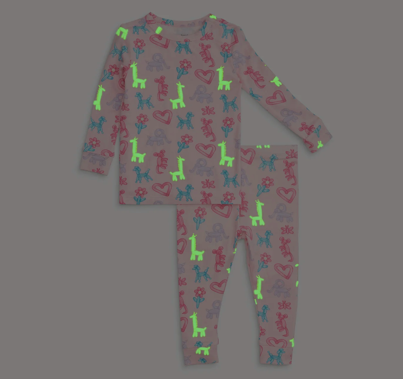 Glow in the Dark PJs - Pink Party Animal
