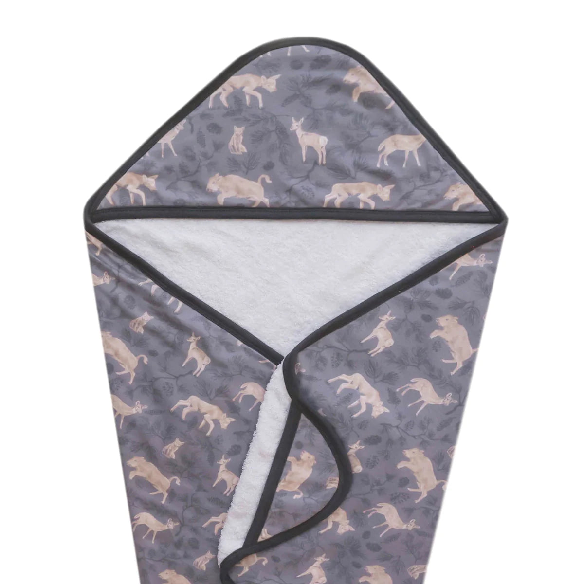 Copper Pearl Premium Knit Hooded Towel - Timber