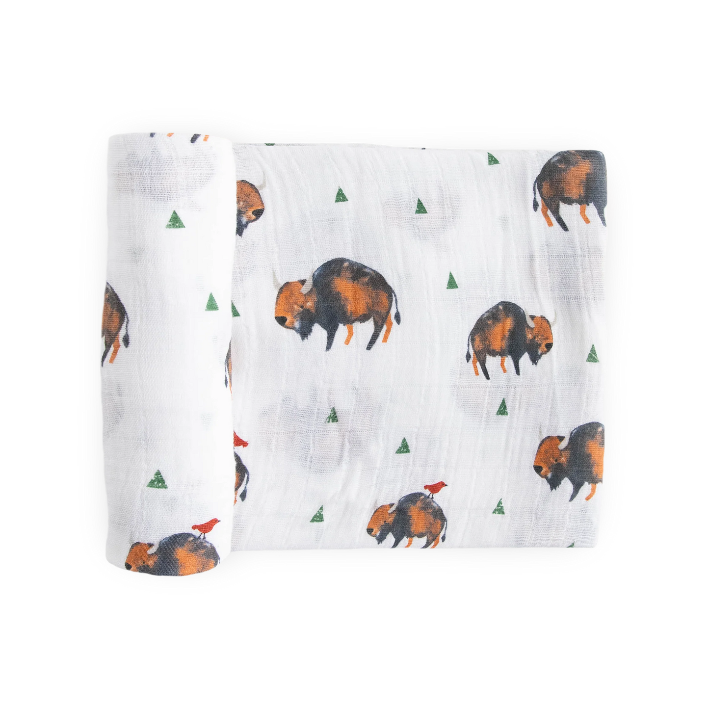 Bison Cotton Swaddle Blanket
