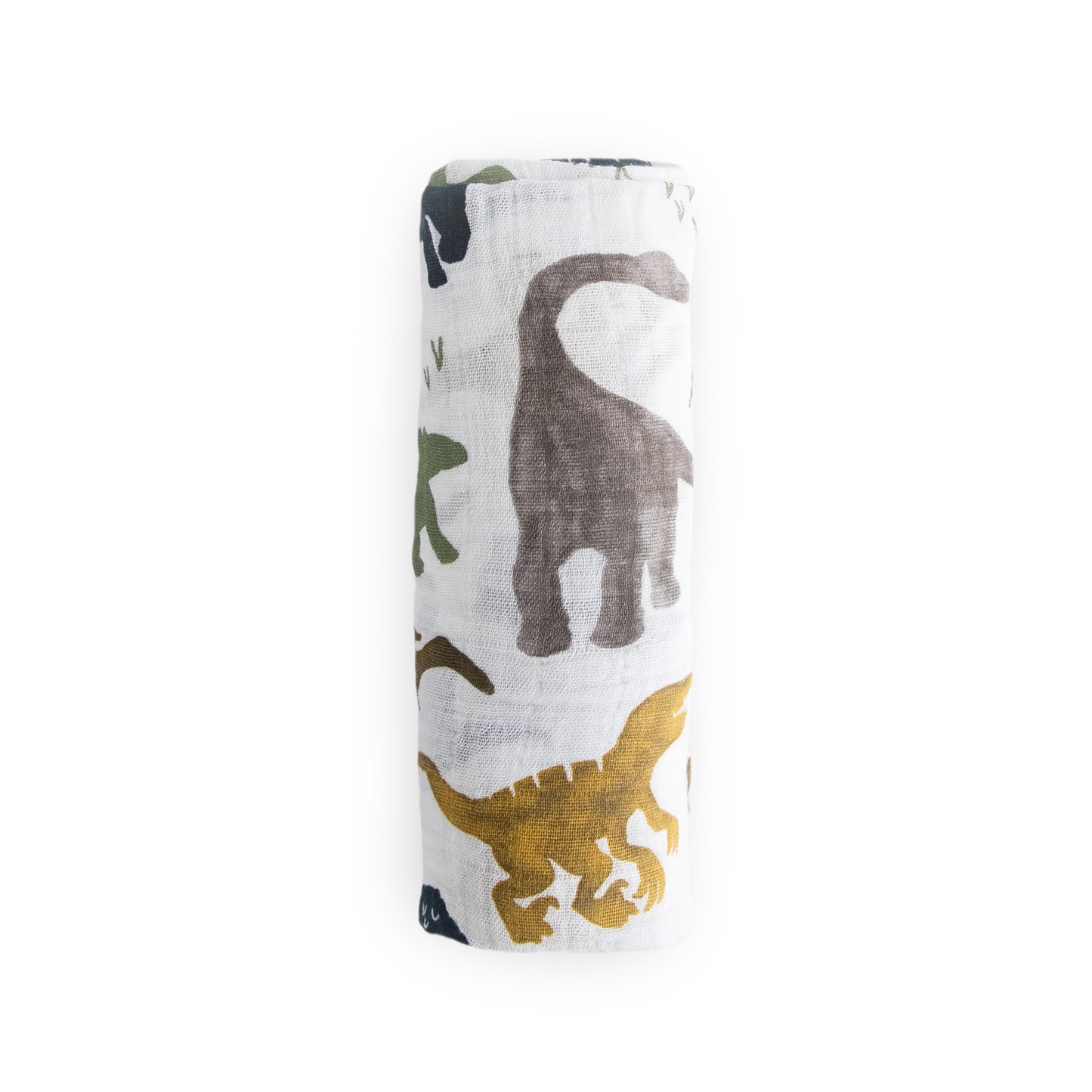 Dino Friends Cotton Muslin Swaddle Blanket