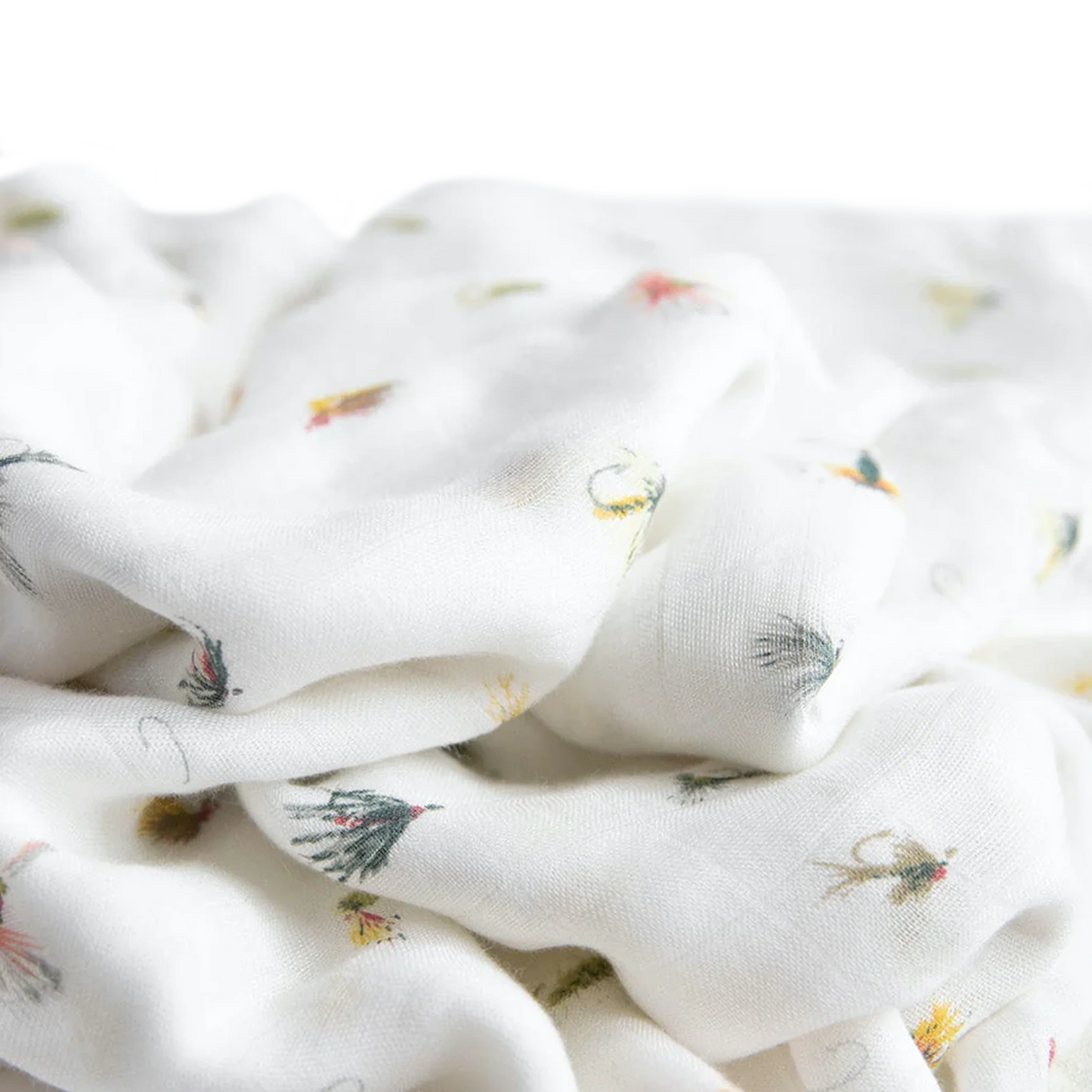 Gone Fishing Deluxe Muslin Swaddle Blanket