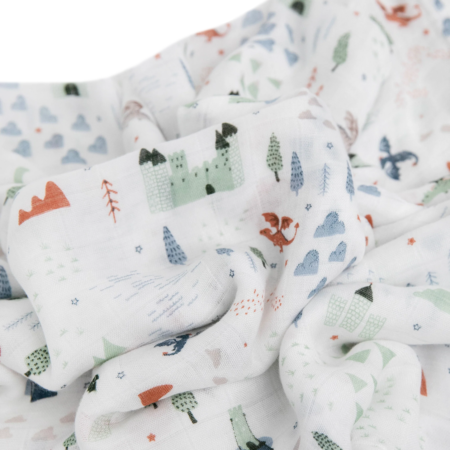 Dragon Days Deluxe Muslin Swaddle Blanket