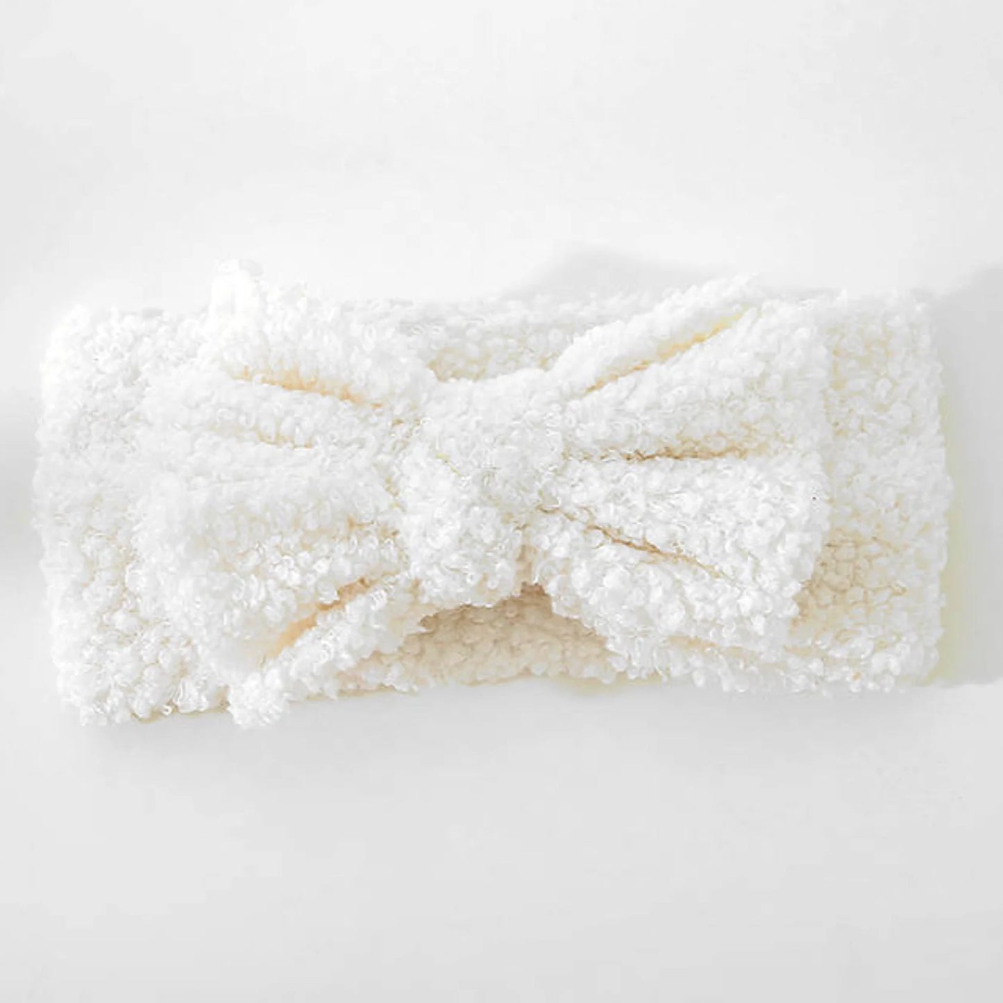 White Teddy Headwrap