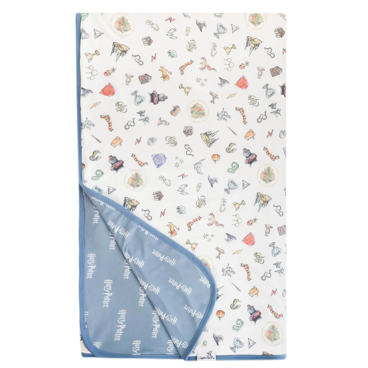 Copper Pearl 3-Layer Jumbo Stretchy Quilt - Wizarding World