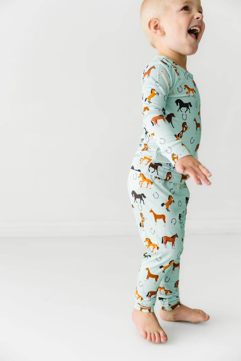 Western Horses Two Piece Jammies