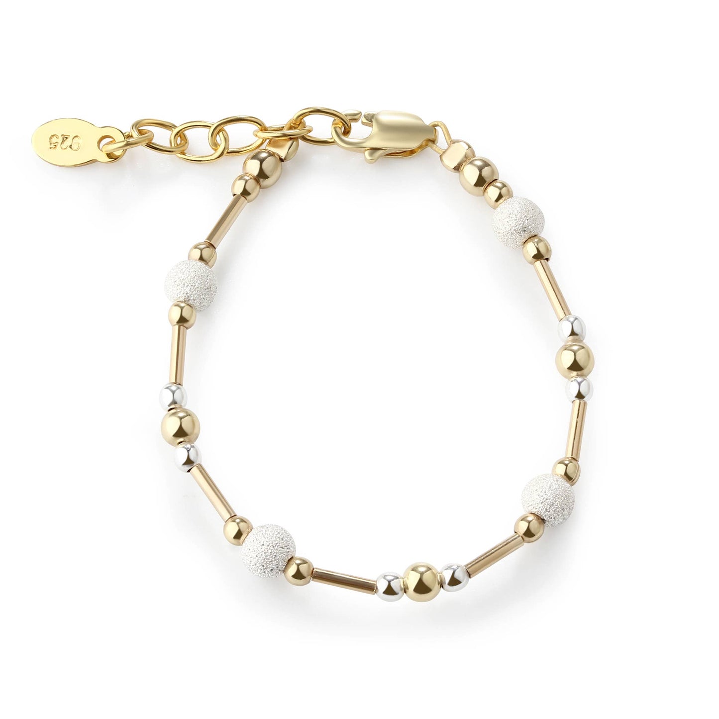 Averleigh-14K Gold-Plated Kids Bracelet w/Stardust Beads
