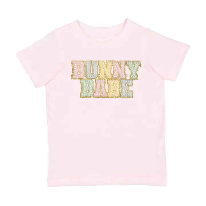 Sweet Wink Bunny Babe Patch Easter T-Shirt