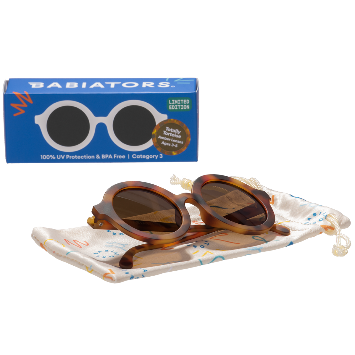 Tortoise Shell Euro Round Baby Sunglasses