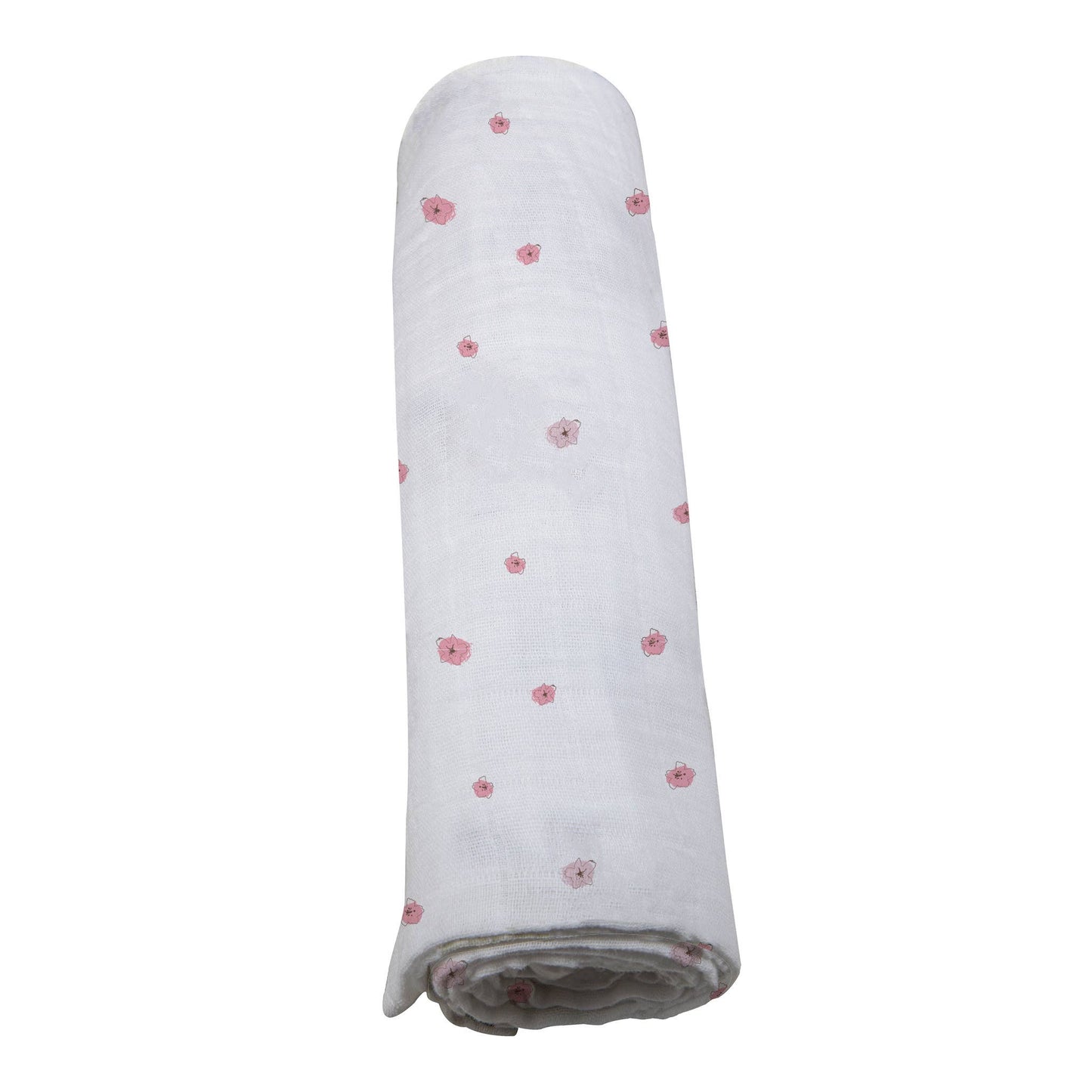 Pink Flower - Bamboo Muslin Swaddle