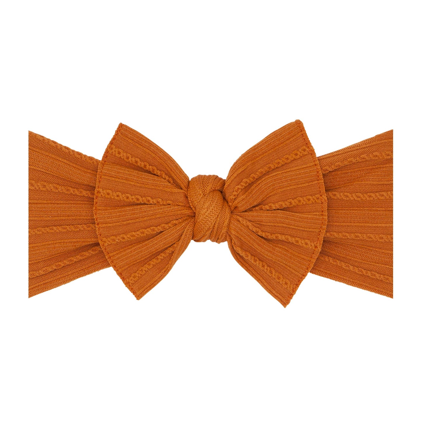 Cable Knit Classic Knot | soft nylon headband
