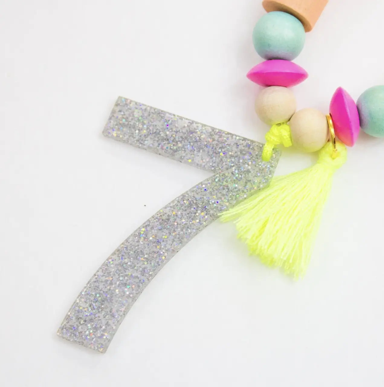 Holographic Glitter Birthday Numbers