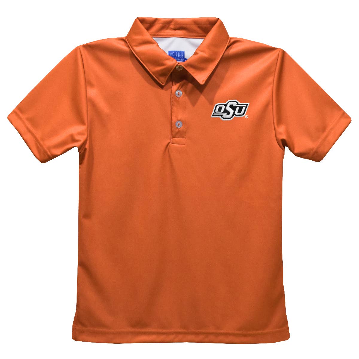 OSU Cowboys Embroidered Orange Short Sleeve Polo Shirt