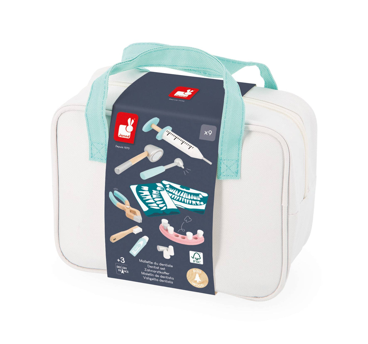 Pretend Play Occupational Toy | Dentist Set | 9 Accessories